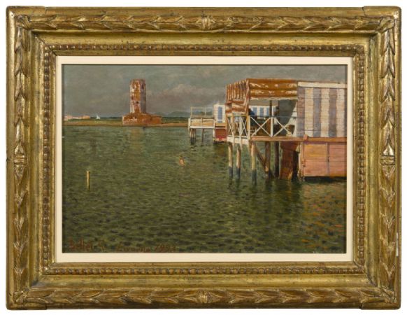  Marina di Livorno con la Torre del Magnale