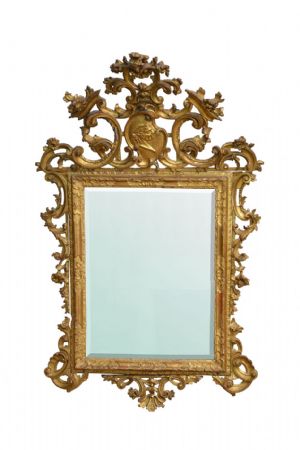 Important miroir du XVIIIe siècle Parme