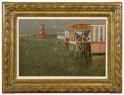  Marina di Livorno con la Torre del Magnale