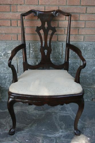 Walnut armchair Louis XV Venice